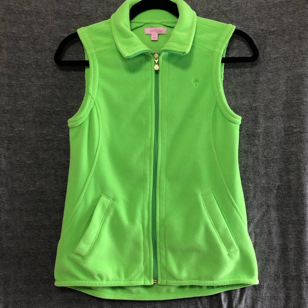 Lilly Pulitzer fleece vest